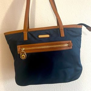 Navy blue Michael Kors purse